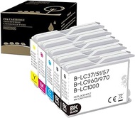 Amla Pack of 5 Compatible Cartridges for Brother LC970 LC1000 for Brother DCP 130C 135C 150C 153C 15