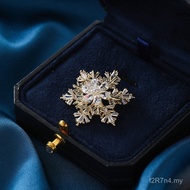 Stone Flower Fashion Pin Micro Version Brooch Brooch Jewelry Snowflake Zirconium Ice Crystal Brooch 