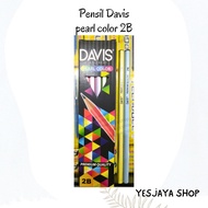 {12pcs} Davis Pearl Color 2B Pencil / Wholesale 2B Wooden Pencil / Wholesale Pencil / Wholesale 2B P