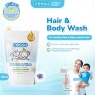 CESSA (BELI 2 FREE CESSA OIL) Hair n Body Wash Bottle 250ml | Nourishing Hair Lotion 100ml | Hair n