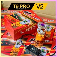 Đèn Pha LED Bi cầu mini T9 Pro V2 MARacing 60Wchân H4 ô tô xe máy(Giá1 bóng)Mẫu mới nhất 2024.Tặng 1