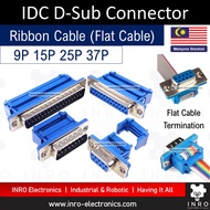 IDC D-Sub Connectors, Flat Cable, Ribbon Cable, DP9, DB15, DB25, DB26, DB35, DB44, DB50, DB62, DB78 