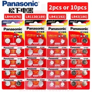 [Original] Panasonic Batteries LR44/LR1130/LR41/LR43 1.5V 2pcs or 10pcs