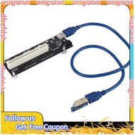 【D&F】PCIE PCI-E PCI Express X1 to PCI Riser Card Bus Card High Efficiency Adapter Converter USB 3.0 
