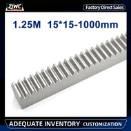 1pc 1.25M 1.25 Mod Mold 15*15*1000mm Gear Spur Rack Precision Straight Teeth Toothed For CNC Router 