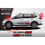BRV CAR STICKERS MUGEN MOTIF CAR STICKERS JAZZ BRV CRV HRV BRIO ALLHONDA HONDA