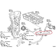Side Rubber Pipe Bypass LEXUS CT200h TOYOTA PRIUS 1.8 Hybrid 2008-2015 2ZR-FXE 1.8