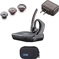 Plantronics 206110-01 (Poly) 5200-UC Bluetooth Headset Bundle. Includes Headset, Charging case, Wall Plug, earpieces and Yismo Water-Resistant Carry case. PC, Mac, Android and Most Software.