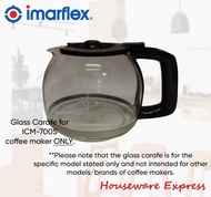 Replacement Glass Carafe ONLY for Imarflex ICM-700S Coffee Maker (Houseware Express)