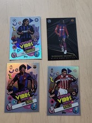 Match Attax 24/25 Vintage Vibes + Black Edge 4張打包｜R9朗拿度/連尼加/簡拿華路/登贝莱