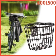 [Koolsoo] Bike Basket Bike Storage Basket, Large Capacity, Front Frame, Bike Basket Bike Hanging Basket for Outdoor