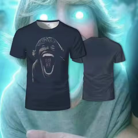2025 New Hot SCP-67 Meme T-Shirt Y2K Horror Theme Fashion Streetwear Unisex Casual Trendy Top - A Mu