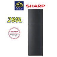 Sharp 280L Smile Refrigerator SJ287MDS 2 Doors Fridge