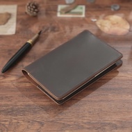Leather Notebooks Cover for Field Notes Journal Notepads with Pen Holder for Moleskine Cahier Pocket