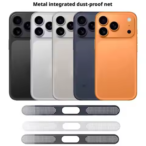 1-10Pcs Metal Dustproof Net Sticker ForiPhone 17 Air 17 Pro Max Easy Install Earpiece Speaker Hole A