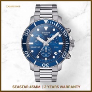 [Ready Stock] Tissot Seastar 1000 Chronograph Blue Dial Stainless Steel 45.5MM | Swiss Made | T120.4