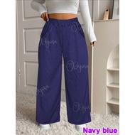 PLUS SIZE SQUARE PANTS SWEAT PANTS WIDE LEG SUMMER PANTS MEDIUM-LARGE, XL-2XL 3XL 5XL ( WAFFLE)