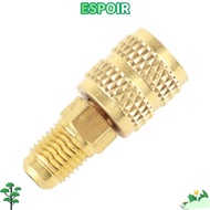 IESPOIRHA R410A HVAC Adapter, R410A Adapter for Mini Split Systems SAE Coupler for 1/4 To 5/16 Conve