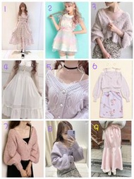 【Feb 7更新】新年限時優惠⚡️此區全部貨品各💲150一件♥️  No.1-18 日系品牌Nice Claup  Liz Lisa  Ank Rouge   Swankiss  Majestic L