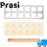 PRASI Ravioli Press Maker, Aluminum Alloy Plastic Ravioli Cutter, Dumpling Making Tool Multi-functio