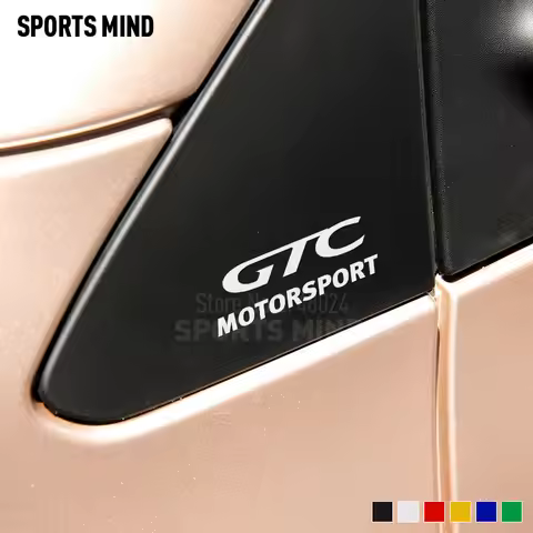 2 Pcs GTC MOTORSPORT Car sticker Decal Car Styling For opel astra h insignia corsa vectra c zafira m