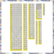 (ICTE) Quilting Ruler Acrylic Quilters Ruler for Easy Precision Cutting Fabric Paper for Quilting Se