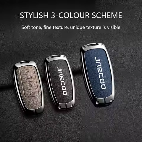For Chery Jaecoo J7 Phev 5EV J6 J5 J8 C9 7 Grill Logo Accessories Car Key Cover Key Bag Shell Holder