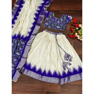 GS COLLECTIONS girls lehenga Silk