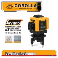 COROLLA LASER LEVEL 16 LINES MESIN SELF LEVELING LASER SINAR HIJAU DENGAN REMOT LASER SIKU WATERPASS