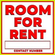 ❖ room for rent  house for rent tarpaulin signage