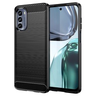 Soft Carbon Fiber Case for Moto G62 5G Shockproof Phone Cover for motorola g62 Brushed Texture Cases