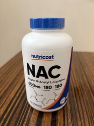 Nutricost NAC 600mg 素食膠囊 180粒
