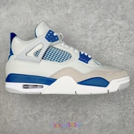 A/j 4 Retro Military Blue High-Top Sports Basketball Shoes White Blue 2024 FV5029-141 MZ