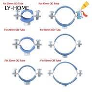 LIAOYING 1Pcs Round Hose Clamp, Nut Hoop Pipe Fitting Suspension Pipe Holder, 20/25/32/40/50/63mm Ex