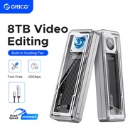 ORICO M.2 SSD Enclosure USB4 NVMe PCIe4.0 Case 8TB Compatible Thunderbolt 3/4 for MAC mini(AAGM2)