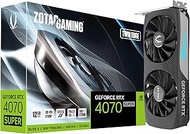 ZOTAC Gaming GeForce RTX 4070 Super Twin Edge DLSS 3 12GB GDDR6X 192-bit 21 Gbps PCIE 4.0 Compact Ga