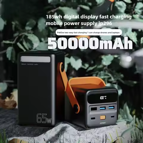 50000mAh Outdoor Power Bank Universal Pd 65w Laptop Power Bank Portable Fast Charging Power Bank for