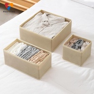 Foldable Underwear Storage Box Drawer Clothes Storage Box Organizer for Bra Sock Wardrobe Organizer