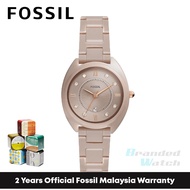 [Official Warranty] Fossil CE1110 Women's Gabby Three-Hand Date Salted Caramel Stainless Steel and C