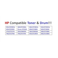 HP Compatible 05A/CE505A/05X/CE505X/17A/CF217A/30A/230A/CF230A/35A/435A/CB435A/36A/436A/CB436A/48A/2