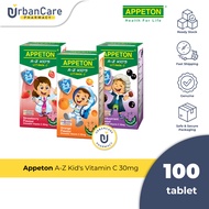 Appeton A-Z Kid's Vitamin C Tablet 30mg 100's (2-6yo)