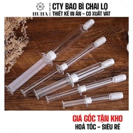[COMBO of 3 PCS] Plastic Syringe for Collagen Serum 1ml 2ml 3ml 5ml 10ml | Convenient Cosmetic and T