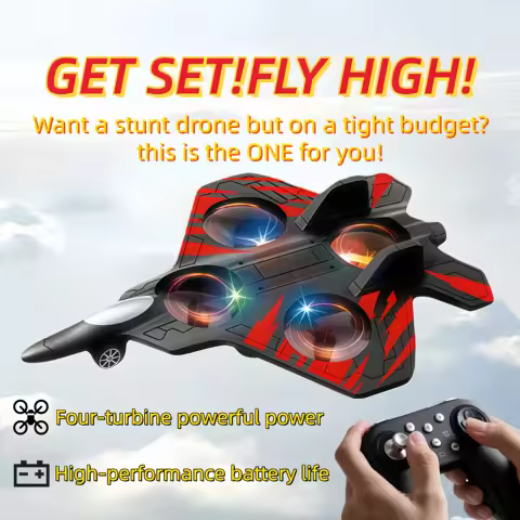 D99 MAX RC Plane Fighter 2.4G Remote Control Stunt Glider 360 ° Rolling Flight Flying Airplane with 