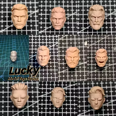 1/12 Invincible Boy Mark Grayson Omnipotent Hero Man Soldier Unpainted Head Sculpt Customization for