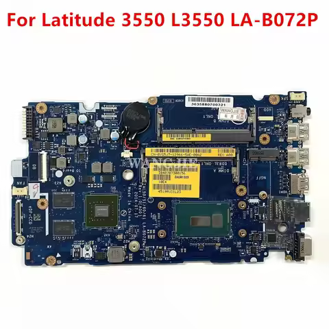 Laptop Motherboard For DELL Latitude 3550 L3550 Mainboard CN-076F94 076F94 76F94 LA-B072P i3-5005U C