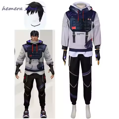 20151123 ISO Cosplay Fantasia Game Valorant Disguise Adult Men Roleplay Outfits Male Fantasy Hallowe