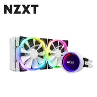 NZXT 恩傑 Kraken Z63 RGB 白 (280mm/2.4吋彩色液晶水冷頭/14cm風扇*2/厚5.6cm/七年換新保固/漏液損壞賠償)