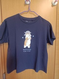 90% new 🩷Uniqlo UT Mofusand kid unisex T-shirt tee 綿tee size 150 大男童女童短袖衫 夏裝 summer tee