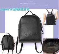 日本熱賣🇯🇵Agnes b 經典黑色背包🎒