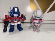 魔方 變形金剛 Q版柯博文 + 桃桃醬